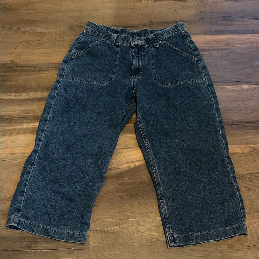 Womens Riders by Lee Dark Blue Relaxed Jeans Size 8M